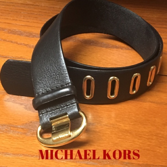 michael kors belt mens orange